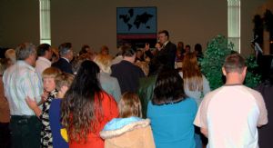 Altar call at Williston Assembly of God in Williston, ND