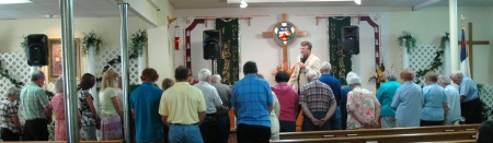 Fairbank, IA altar call