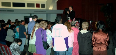 Altar call at Faith A/G in Phoenix, AZ