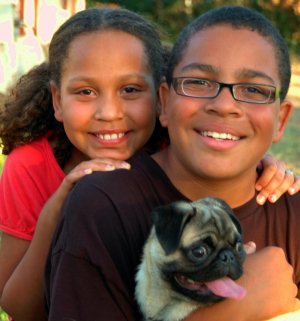 The grandkids and granddog---what fun we have had!