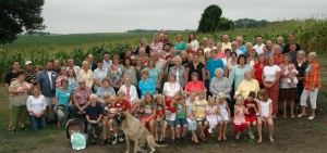 Some of the relatives at the Krueger reunion