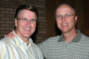 Larry with Pastor David Proccer