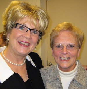 Lois Warneke with Gloria