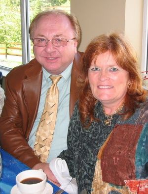 Leon, Larry's youngest brother, and his wife Ronda