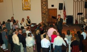 Altar call at North Platte, NE