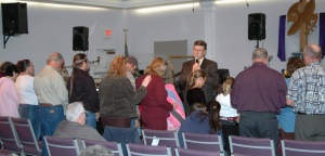 The altar call at Light of the Valley