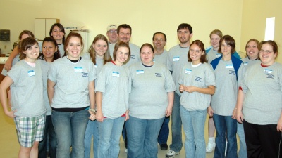 The students from Trinity Bible College...they did such a wonderful job!