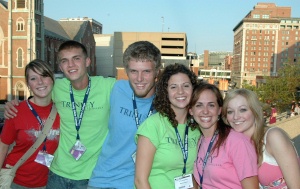 Some of the youth at the convention