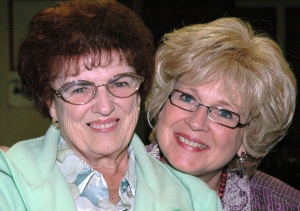 Gloria with our dear friend, Vivian Swihart