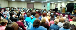 The crowd at the Women's Retreat