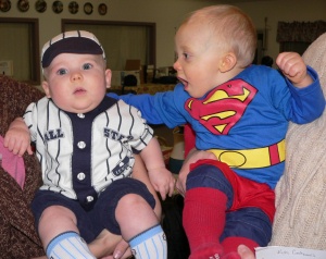 Baseball player and Superman!