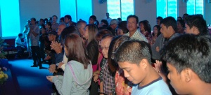 Altar call at Bethel Chapel