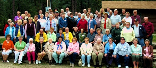 Group shot from the Senior's Retreat