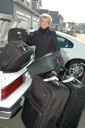 That's a lot of luggage!