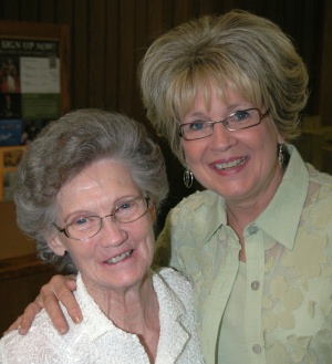 Joan Foster Hall and Gloria