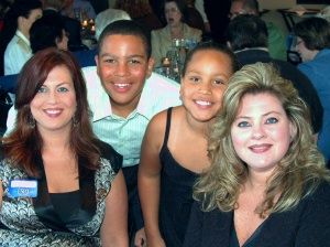 Our girls: LaDawn, and her 2 children, and LaShawn