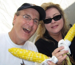 And roasted corn..open wide Larry!