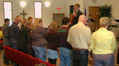 Altar call at Wagner Community Church